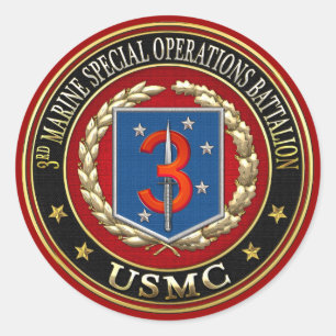 Sticker Rond 3ème MSOB [3D]