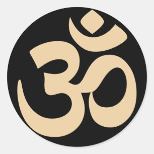 Sticker Rond 3ème symbole simple d'oeil