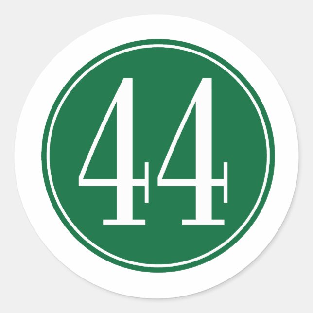 Sticker Rond #44 Cercle Vert (Devant)