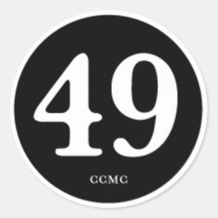 STICKER ROND 49CC MC "CORRECTION D'HONNEUR "