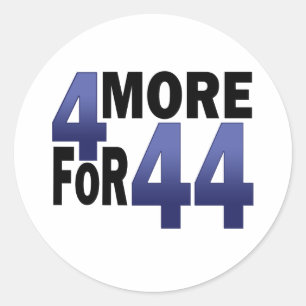 Sticker Rond 4 De Plus Pour 44
