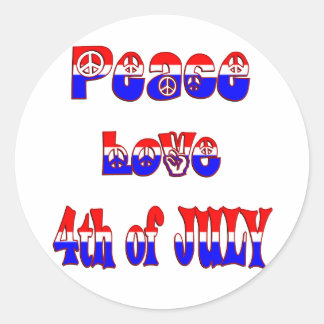 Sticker Rond 4 juillet