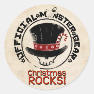 Sticker Rond 4 Petits monstres - Andy Holiday