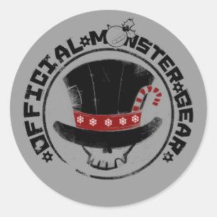 Sticker Rond 4 Petits monstres - Andy Holiday Logo