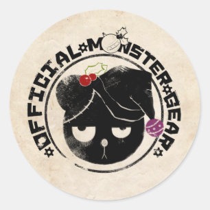 Sticker Rond 4 Petits monstres - Michael Holiday Logo