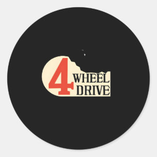 Sticker Rond 4 Roue Conduite Land Cruiser