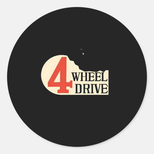 Sticker Rond 4 Roue Conduite Land Cruiser (Devant)