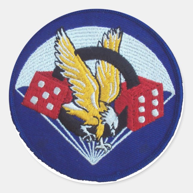 Sticker Rond 506th Parachute Infantry Regiment (Devant)