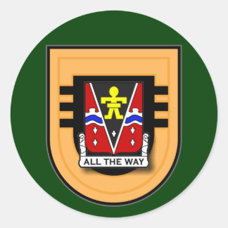 Sticker Rond 509e Régiment d'infanterie - Flash du 3e Bataillon