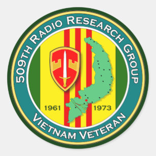 Sticker Rond 509th RRG - Asa Vietnam