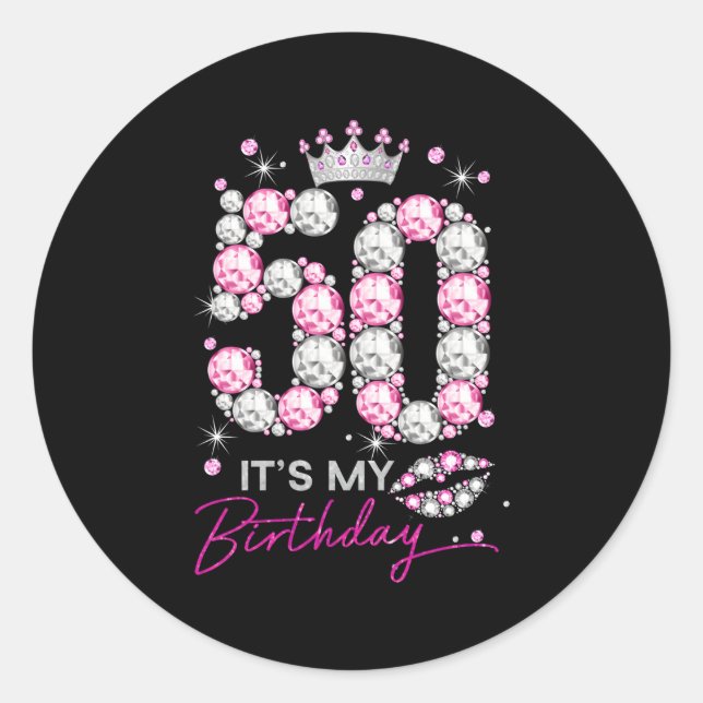 Sticker Rond 50 Couronne Diamond 50 Fabuleux 50E (Devant)