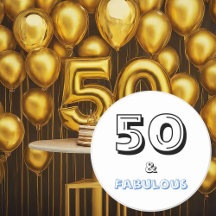 50 et une typographie fabuleuse Anniversaire