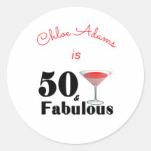 50 & Fabuleux Bash Anniversaire Personnalisé
