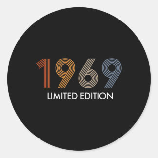 Sticker Rond 54 Ans 1969 54E