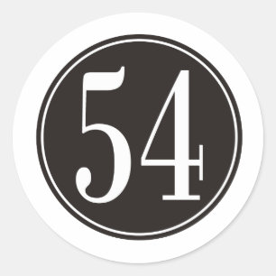 Sticker Rond #54 Cercle noir