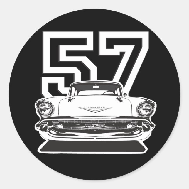 Sticker Rond 57 Bel Air (Devant)