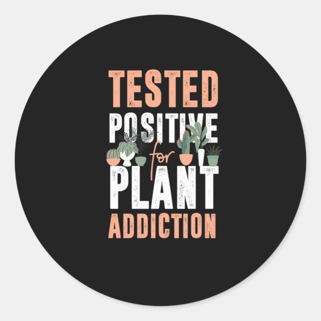 Sticker Rond 57.Jardin Plante Testé Postinve Pour Addiction Pla (Devant)