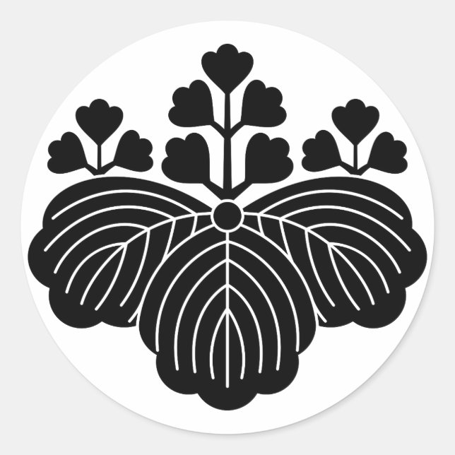 Sticker Rond 5/3 blooms (Devant)