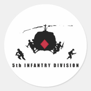 Sticker Rond 5e DIVISION D'INFANTERIE