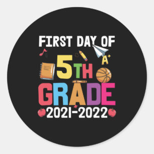 Sticker Rond 5e Grade