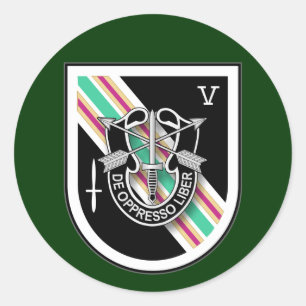Sticker Rond 5e SFG(A) - Force opérationnelle Dagger OEF