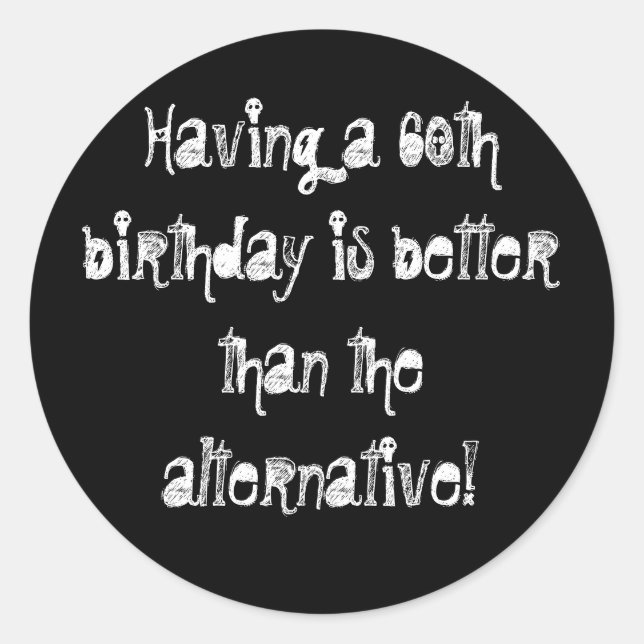 Sticker Rond 60 est bon ! (Devant)