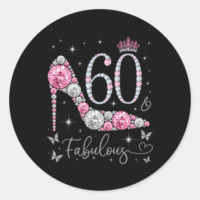 Sticker Rond 60 Fabuleux 60 Et Fabuleux 60E (Devant)