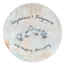 60e anniversaire du Mariage diamant Celestial Chic