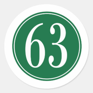 Sticker Rond #63 Cercle Vert