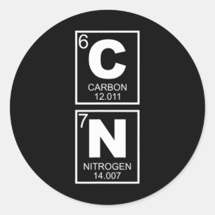 Sticker Rond 67 Meme 6-7 Six Seven Prof de science drôle Périod