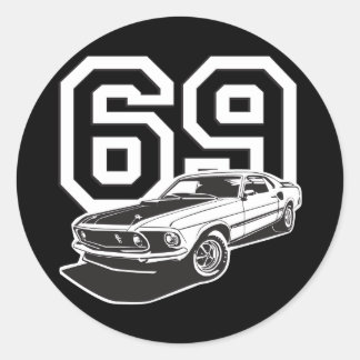 Sticker Rond 69 Retour rapide