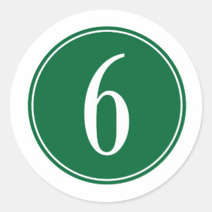 Sticker Rond #6 Cercle vert