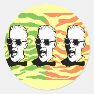 Sticker Rond 80s maximum