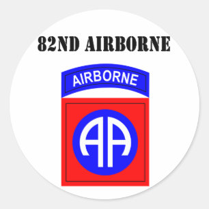 Sticker Rond 82e Airborne