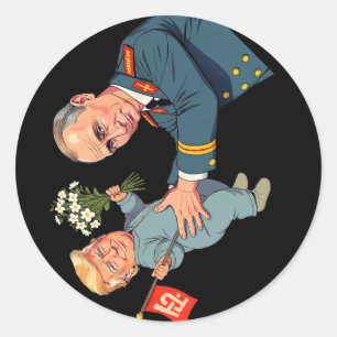 Sticker Rond 8647 Anti Trump Foxtrots Deltas Tangos Impeach Ant