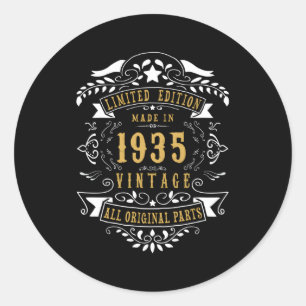 Sticker Rond 88 88E Fabriquée En 1935