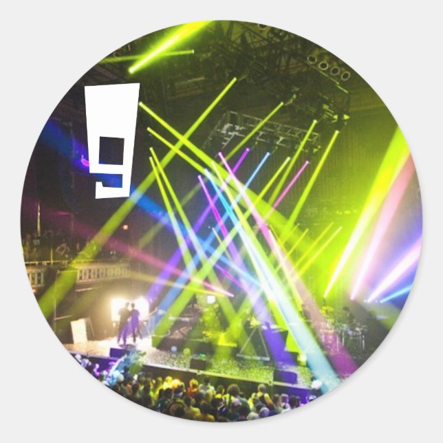 STICKER ROND 9 (Devant)