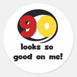 Sticker Rond 90 T-shirts et cadeaux pour moi qui me semblent si