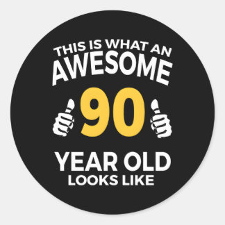 STICKER ROND 90E 90