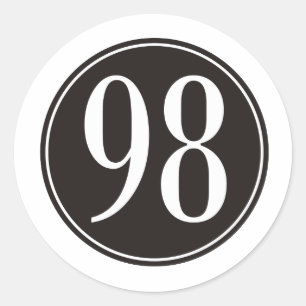 Sticker Rond #98 Cercle noir