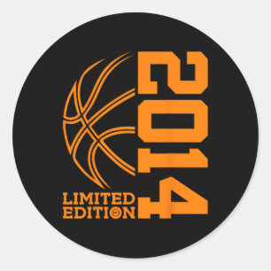 Sticker Rond 9e ANNIVERSAIRE BASKETBALL LIMITED EDITION 2014