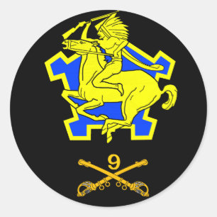Sticker Rond 9e Régiment de Calvaire