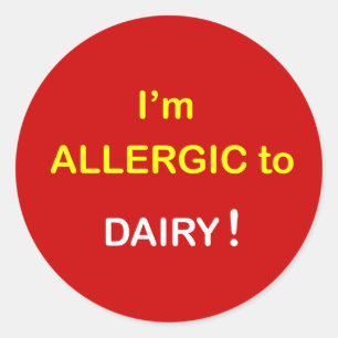 Sticker Rond a2. Je suis Allergique - LAIRY.