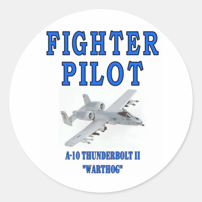 STICKER ROND A-10 THUNDERBOLT II (Devant)