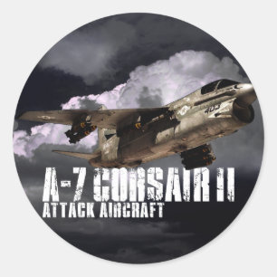 Sticker Rond A-7 Corsair II