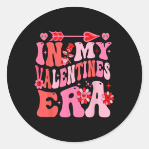 Sticker Rond À l'ère de la Saint Valentin Filles de la Saint Va