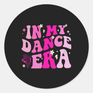 Sticker Rond A Mon Époque De Danse Pour Ballet Danseuse Filles 