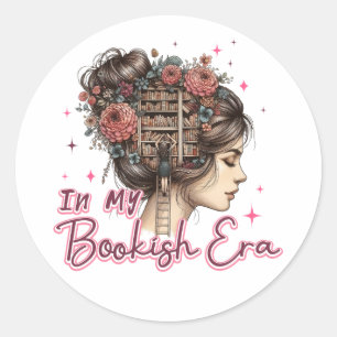 Sticker Rond À mon ère de livre