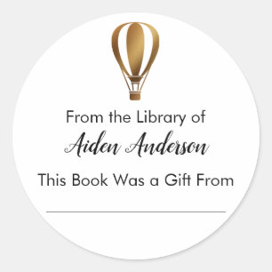 Sticker Rond À partir de la plaque d'immatriculation du ballon 