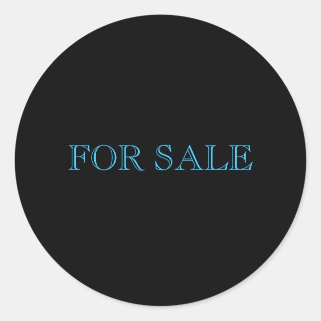 STICKER ROND À VENDRE (Devant)